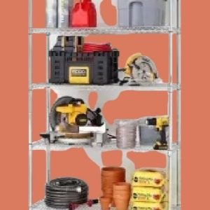 Estante Cromado Reforzado 1.82 m – Soporta 350 kg