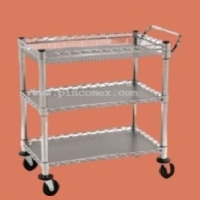 Carrito de Servicio Multiusos 227 kg, Resistente y Práctico