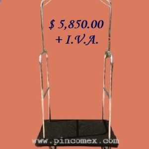 Carrito Hotelero Bell Boy 200kg Acero Cromado Profesional