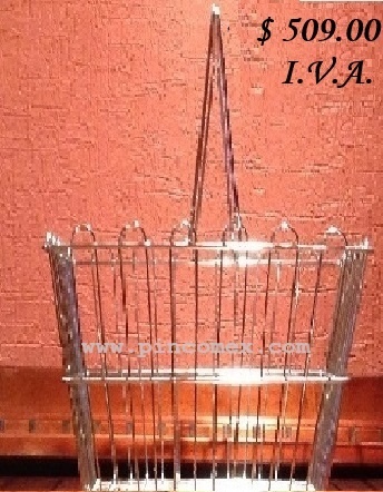 Canastilla Cromada Multiusos – Elegancia y Resistencia
