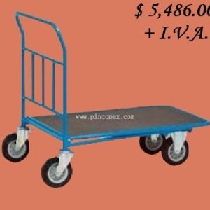 Carro Plataforma Industrial 450kg con Piso Antiderrapante